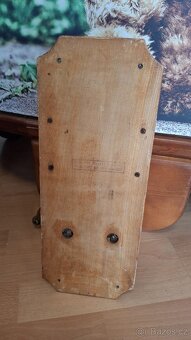 Nástěnný starožitný kafemlýnek zn.Garantie v rokoko stylu - 6