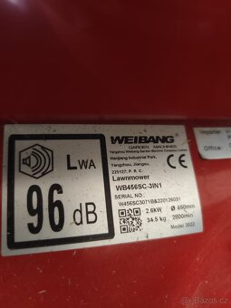 zahradní sekačka - WEIBANG - 6