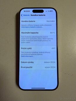 Apple iPhone 15pro 128gb TOP stav - 6