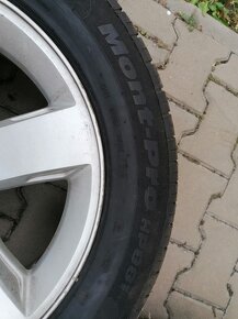 Alu kola 18” Dodge Challenger originální + letní pneu zánovn - 6
