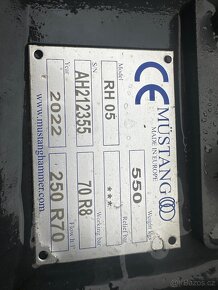 Demoliční nůžky - vydrcovač mustang 550kg - 6