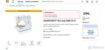 ŠICÍ STROJ - LIDL - 6
