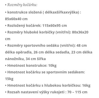 Kočárek 3v1 - 6