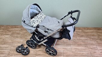 Gesslein Kočárek F6 Air+ s koženým madlem a C1-Lift taškou - 6