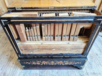 Velký starožitný píšťalový flašinet FRATI & Co., 1900 - 6