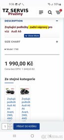 ST-SUSPENSIONS-PODOŽKY ZVEDNUTÍ PODVOZKU AUDI A6 4F - 6