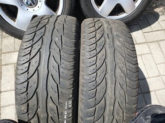 Alu kola vw 5x100 r15 6j et43 letni pneu 195/55/15 - 6