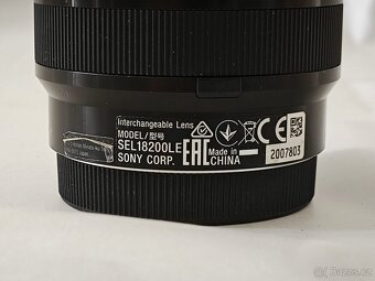 Sony 18-200mm f/3.5-6.3 černý - 6