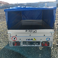Přívěs AGADOS handy-7, 750 kg s konstrukcí a plachtou 0,8 - 6