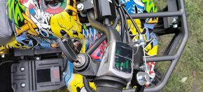 Nová dětská Elektrická čtyřkolka Tori 1200W žlutá - 6