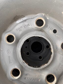 Plech disky 5x112 včetně zimních pneu 195/65R15 - 6