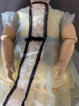 Starožitná kloubová panenka - A. M. - 63cm - 6