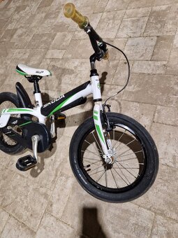 Prodám dětské kolo ŠKODA (16 palců) + kolečka - 6