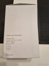 Blomus dávkovač mýdla keramický, šedý - 6