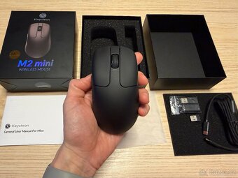 Keychron M2 Mini Wireless Mouse (PixArt 3950, až 8K 30.000) - 6