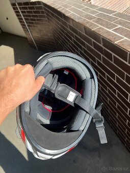 Integrální moto helma Maxx Tricolor M jako nová - 6