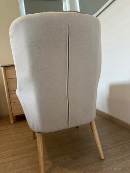 Kreslo Scandishop béžové - 6