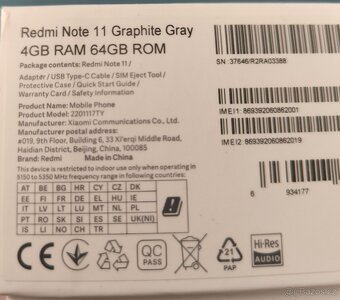 Xaomi Redmi Note 11 - 6