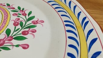 SAINT CLÉMENT - VINTAGE RUČNĚ MALOVANÝ TALÍŘ - 6