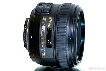 Nikon AF-S Nikkor 1,4/50mm G 9-lamelový + UV NEPOUŽÍVANÝ - 6