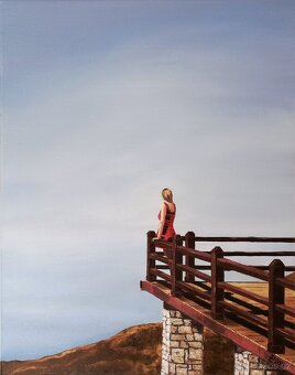 Ručně malovaný obraz – olejomalba – příroda - 6