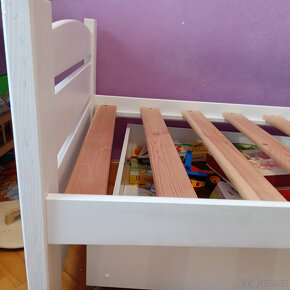 Dětská postel s úložným prostorem 80x180 cm + matrace LATEX - 6