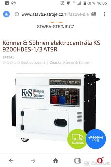Nová Diesel Elektrocentrála AVR, startér + ATS startuje sama - 6
