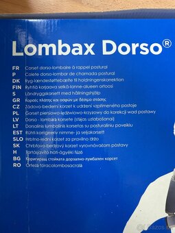 Ortéza na záda Thuasne Lombax Dorso - 6