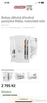 Dětská postýlka + šuplíkem - 6