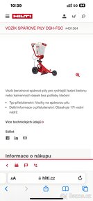 Vozík spárové pily HILTI DSH -FSC - 6