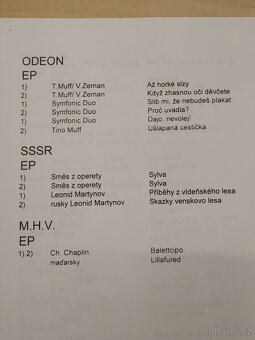 Šelakové desky singly - 6