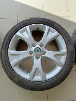 ALU R17 225/45, 5x112 Pallas Letní Škoda, VW, Seat - 6