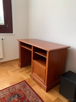 Psací pracovní stůl MASIV třešeň - 6