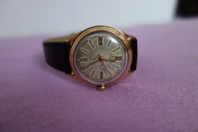 Německé pozlacené hodinky GUB Glashutte Q1 - 6