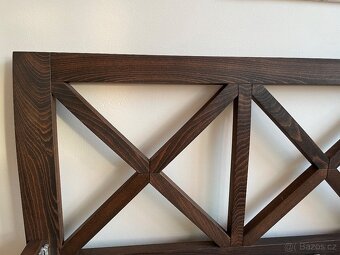 Manželská postel z masivu buk - 6