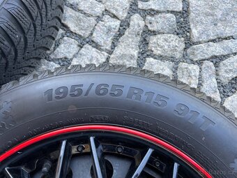Plech kola 5x114,3 s pneu zimní 195/65/15 - 6