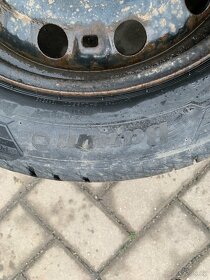 plechové disky 5x100 se zimními pneu 185/55r15 - 6