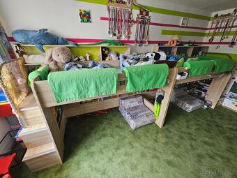 2x poschoďová postel do dětského pokoje BIBOP - 6
