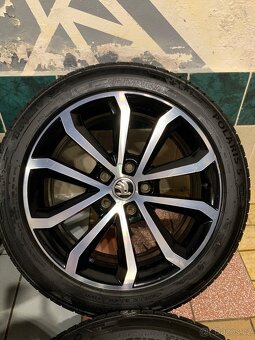 Alu kola Škoda R17 5X112 ZÁNOVNÍ ZIMNÍ PNEU 225/45 R17 HAWK - 6