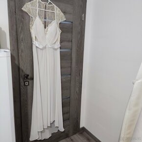 Boho svatební šaty 42/44 - 6