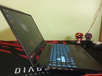 ASUS TUF Gaming A15 – výkonný herní notebook, skoro rok star - 6