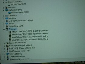 HP Zbook 17 G4 17,3" i7, 64GB, SSD 1TB, Quadro P5000 16GB - 6