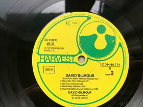 David Gilmour. LP. 1978. Made In Germany. - 6