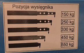 Ruční manipulační jeřáb ZHR-550/PW - levně - 6