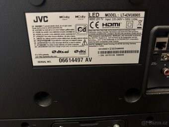 4K smart televize JVC - 108cm - wifi - 6