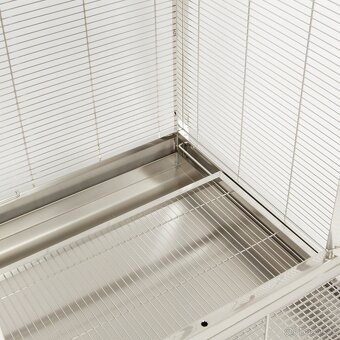 Klec, voliéra papoušek nerez - 6