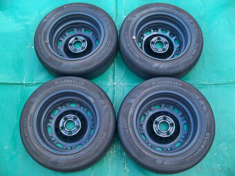 4x Disky Fabia I 5x100 R14+Letní Pneu 185/60R14:Cena za sadu - 6