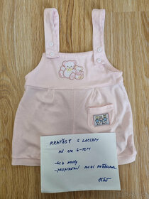 kalhoty, tepláky, kratase vel. 74/80 cca 6-12m - 6