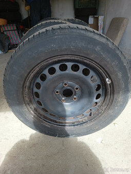 Letní pneu s plechovými disky 5x112 - 6