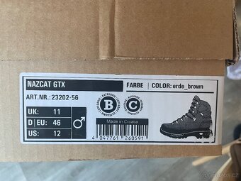 Nové boty Hanwag NAZCAT GTX černé 46 - 6